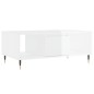vidaXL Couchtisch Hochglanz-Weiß 90x50x36,5 cm Holzwerkstoff vidaXL Couchtisch Hochglanz-Weiß 90x50x36,5 cm Holzwerkstoff