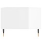 vidaXL Couchtisch Hochglanz-Weiß 90x50x36,5 cm Holzwerkstoff vidaXL Couchtisch Hochglanz-Weiß 90x50x36,5 cm Holzwerkstoff