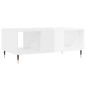vidaXL Couchtisch Hochglanz-Weiß 90x50x36,5 cm Holzwerkstoff vidaXL Couchtisch Hochglanz-Weiß 90x50x36,5 cm Holzwerkstoff