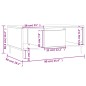 vidaXL Couchtisch Hochglanz-Weiß 90x50x36,5 cm Holzwerkstoff vidaXL Couchtisch Hochglanz-Weiß 90x50x36,5 cm Holzwerkstoff