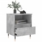 vidaXL Nachttisch Betongrau 40x35x50 cm Holzwerkstoff vidaXL Nachttisch Betongrau 40x35x50 cm Holzwerkstoff