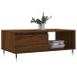 vidaXL Couchtisch Braun Eichen-Optik 90x50x36,5 cm Holzwerkstoff vidaXL Couchtisch Braun Eichen-Optik 90x50x36,5 cm Holzwerkstoff