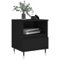 vidaXL Nachttisch Schwarz 40x35x50 cm Holzwerkstoff vidaXL Nachttisch Schwarz 40x35x50 cm Holzwerkstoff