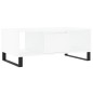 vidaXL Couchtisch Weiß 90x50x36,5 cm Holzwerkstoff vidaXL Couchtisch Weiß 90x50x36,5 cm Holzwerkstoff