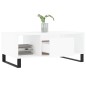 vidaXL Couchtisch Weiß 90x50x36,5 cm Holzwerkstoff vidaXL Couchtisch Weiß 90x50x36,5 cm Holzwerkstoff