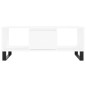 vidaXL Couchtisch Weiß 90x50x36,5 cm Holzwerkstoff vidaXL Couchtisch Weiß 90x50x36,5 cm Holzwerkstoff