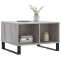 vidaXL Couchtisch Grau Sonoma 60x50x36,5 cm Holzwerkstoff vidaXL Couchtisch Grau Sonoma 60x50x36,5 cm Holzwerkstoff