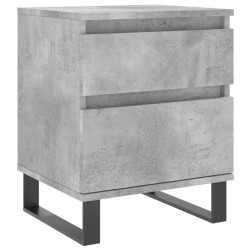 vidaXL Nachttisch Betongrau 40x35x50 cm Holzwerkstoff
