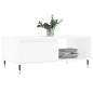 vidaXL Couchtisch Weiß 90x50x36,5 cm Holzwerkstoff vidaXL Couchtisch Weiß 90x50x36,5 cm Holzwerkstoff