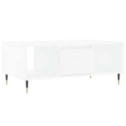 vidaXL Couchtisch Weiß 90x50x36,5 cm Holzwerkstoff