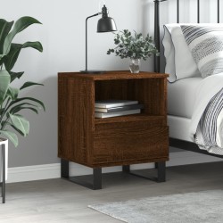 vidaXL Nachttisch Braun Eichen-Optik 40x35x50 cm Holzwerkstoff