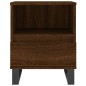 vidaXL Nachttisch Braun Eichen-Optik 40x35x50 cm Holzwerkstoff vidaXL Nachttisch Braun Eichen-Optik 40x35x50 cm Holzwerkstoff