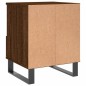 vidaXL Nachttisch Braun Eichen-Optik 40x35x50 cm Holzwerkstoff vidaXL Nachttisch Braun Eichen-Optik 40x35x50 cm Holzwerkstoff