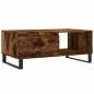 vidaXL Couchtisch Räuchereiche 90x50x36,5 cm Holzwerkstoff vidaXL Couchtisch Räuchereiche 90x50x36,5 cm Holzwerkstoff