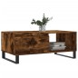 vidaXL Couchtisch Räuchereiche 90x50x36,5 cm Holzwerkstoff vidaXL Couchtisch Räuchereiche 90x50x36,5 cm Holzwerkstoff