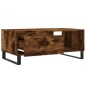 vidaXL Couchtisch Räuchereiche 90x50x36,5 cm Holzwerkstoff vidaXL Couchtisch Räuchereiche 90x50x36,5 cm Holzwerkstoff