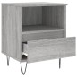 vidaXL Nachttische 2 Stk. Grau Sonoma 40x35x50 cm Holzwerkstoff vidaXL Nachttische 2 Stk. Grau Sonoma 40x35x50 cm Holzwerkstoff
