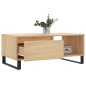 vidaXL Couchtisch Sonoma-Eiche 90x50x36,5 cm Holzwerkstoff vidaXL Couchtisch Sonoma-Eiche 90x50x36,5 cm Holzwerkstoff
