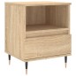 vidaXL Nachttisch Sonoma-Eiche 40x35x50 cm Holzwerkstoff vidaXL Nachttisch Sonoma-Eiche 40x35x50 cm Holzwerkstoff