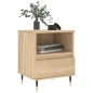 vidaXL Nachttisch Sonoma-Eiche 40x35x50 cm Holzwerkstoff vidaXL Nachttisch Sonoma-Eiche 40x35x50 cm Holzwerkstoff