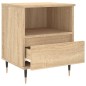 vidaXL Nachttisch Sonoma-Eiche 40x35x50 cm Holzwerkstoff vidaXL Nachttisch Sonoma-Eiche 40x35x50 cm Holzwerkstoff
