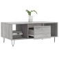 vidaXL Couchtisch Grau Sonoma 90x50x36,5 cm Holzwerkstoff vidaXL Couchtisch Grau Sonoma 90x50x36,5 cm Holzwerkstoff