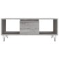 vidaXL Couchtisch Grau Sonoma 90x50x36,5 cm Holzwerkstoff vidaXL Couchtisch Grau Sonoma 90x50x36,5 cm Holzwerkstoff