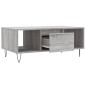 vidaXL Couchtisch Grau Sonoma 90x50x36,5 cm Holzwerkstoff vidaXL Couchtisch Grau Sonoma 90x50x36,5 cm Holzwerkstoff
