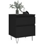 vidaXL Nachttische 2 Stk. Schwarz 40x35x50 cm Holzwerkstoff vidaXL Nachttische 2 Stk. Schwarz 40x35x50 cm Holzwerkstoff