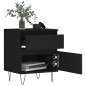 vidaXL Nachttische 2 Stk. Schwarz 40x35x50 cm Holzwerkstoff vidaXL Nachttische 2 Stk. Schwarz 40x35x50 cm Holzwerkstoff
