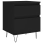 vidaXL Nachttische 2 Stk. Schwarz 40x35x50 cm Holzwerkstoff vidaXL Nachttische 2 Stk. Schwarz 40x35x50 cm Holzwerkstoff