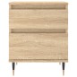 vidaXL Nachttische 2 Stk. Sonoma-Eiche 40x35x50 cm Holzwerkstoff vidaXL Nachttische 2 Stk. Sonoma-Eiche 40x35x50 cm Holzwerkstoff