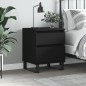 vidaXL Nachttisch Schwarz 40x35x50 cm Holzwerkstoff vidaXL Nachttisch Schwarz 40x35x50 cm Holzwerkstoff