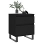 vidaXL Nachttisch Schwarz 40x35x50 cm Holzwerkstoff vidaXL Nachttisch Schwarz 40x35x50 cm Holzwerkstoff