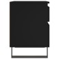 vidaXL Nachttisch Schwarz 40x35x50 cm Holzwerkstoff vidaXL Nachttisch Schwarz 40x35x50 cm Holzwerkstoff
