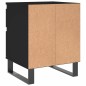 vidaXL Nachttisch Schwarz 40x35x50 cm Holzwerkstoff vidaXL Nachttisch Schwarz 40x35x50 cm Holzwerkstoff