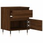vidaXL Nachttische 2 Stk. Braun Eichen-Optik 40x35x50 cm Holzwerkstoff vidaXL Nachttische 2 Stk. Braun Eichen-Optik 40x35x50 cm Holzwerkstoff