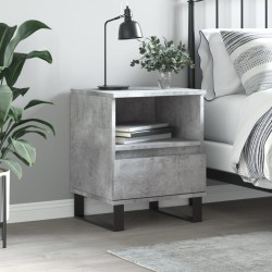 vidaXL Nachttisch Betongrau 40x35x50 cm Holzwerkstoff