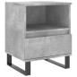 vidaXL Nachttisch Betongrau 40x35x50 cm Holzwerkstoff vidaXL Nachttisch Betongrau 40x35x50 cm Holzwerkstoff