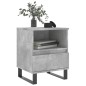 vidaXL Nachttisch Betongrau 40x35x50 cm Holzwerkstoff vidaXL Nachttisch Betongrau 40x35x50 cm Holzwerkstoff