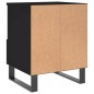 vidaXL Nachttisch Schwarz 40x35x50 cm Holzwerkstoff vidaXL Nachttisch Schwarz 40x35x50 cm Holzwerkstoff