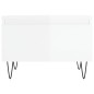 vidaXL Couchtisch Hochglanz-Weiß 50x46x35 cm Holzwerkstoff vidaXL Couchtisch Hochglanz-Weiß 50x46x35 cm Holzwerkstoff