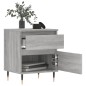 vidaXL Nachttische 2 Stk. Grau Sonoma 40x35x50 cm Holzwerkstoff vidaXL Nachttische 2 Stk. Grau Sonoma 40x35x50 cm Holzwerkstoff