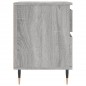 vidaXL Nachttische 2 Stk. Grau Sonoma 40x35x50 cm Holzwerkstoff vidaXL Nachttische 2 Stk. Grau Sonoma 40x35x50 cm Holzwerkstoff