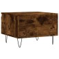 vidaXL Couchtisch Räuchereiche 50x46x35 cm Holzwerkstoff vidaXL Couchtisch Räuchereiche 50x46x35 cm Holzwerkstoff
