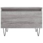 vidaXL Couchtisch Grau Sonoma 50x46x35 cm Holzwerkstoff vidaXL Couchtisch Grau Sonoma 50x46x35 cm Holzwerkstoff