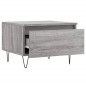 vidaXL Couchtisch Grau Sonoma 50x46x35 cm Holzwerkstoff vidaXL Couchtisch Grau Sonoma 50x46x35 cm Holzwerkstoff
