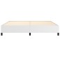 Bettgestell Weiß 200x200 cm Kunstleder Bettgestell Weiß 200x200 cm Kunstleder