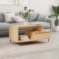 vidaXL Couchtisch Sonoma-Eiche 90x49x45 cm Holzwerkstoff vidaXL Couchtisch Sonoma-Eiche 90x49x45 cm Holzwerkstoff
