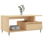 vidaXL Couchtisch Sonoma-Eiche 90x49x45 cm Holzwerkstoff vidaXL Couchtisch Sonoma-Eiche 90x49x45 cm Holzwerkstoff